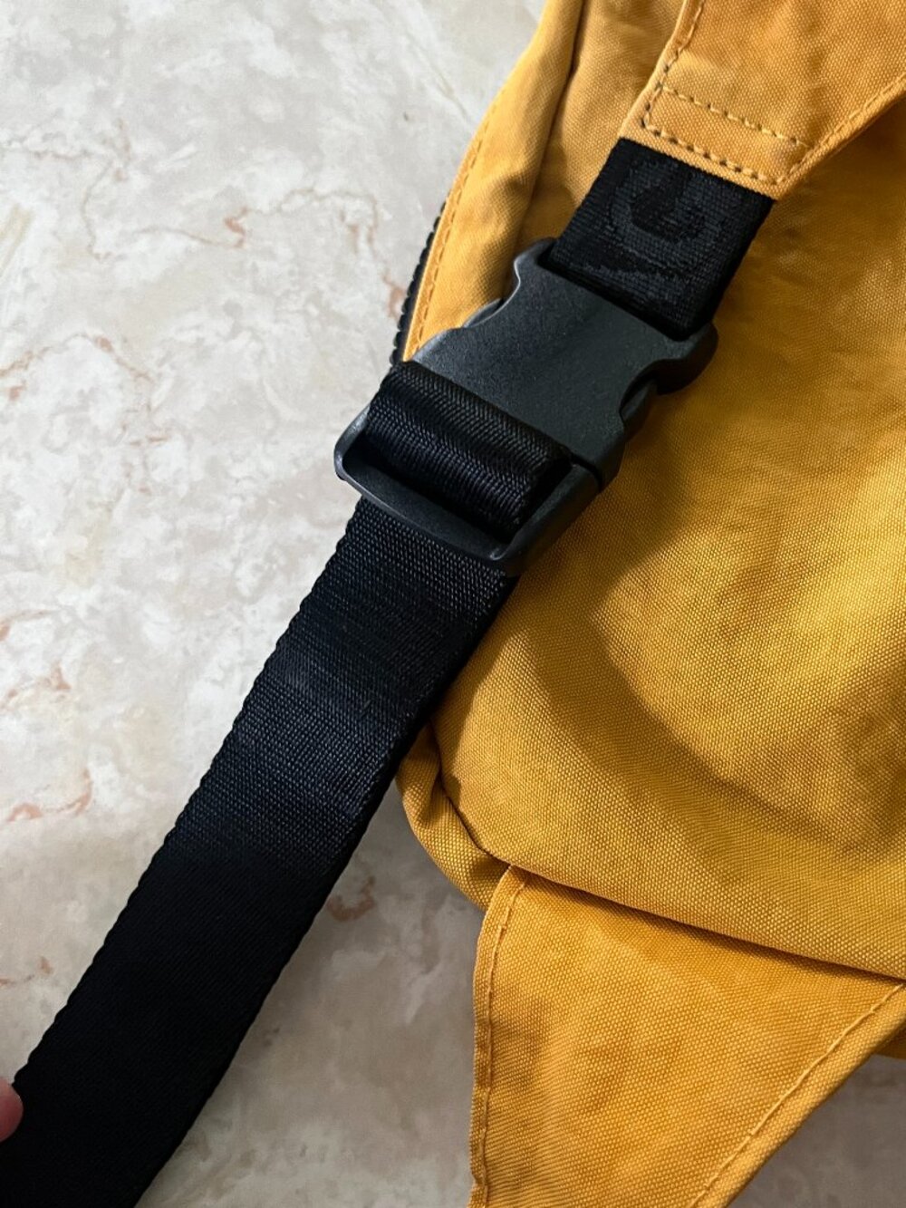 Baggu Golden Yellow Nylon Fanny Pack - Picture 7 of 7